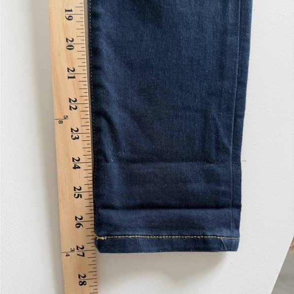 Michael Kors Dark Wash Straight Leg Jeans Mid Rise Stretch Denim size 4 - Picture 11 of 11